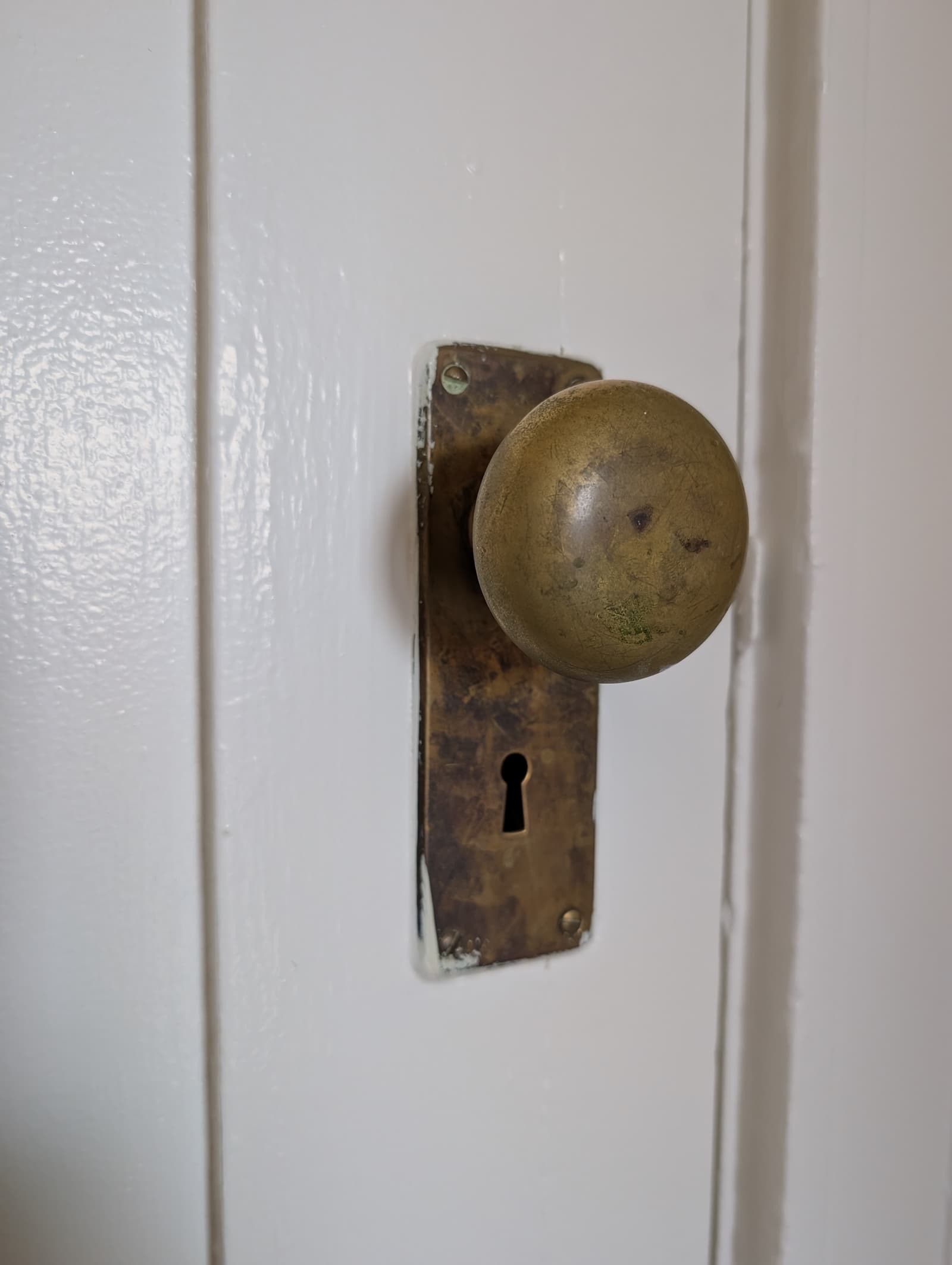 Before: Professional Brass Restoration - PDX Office Lobby