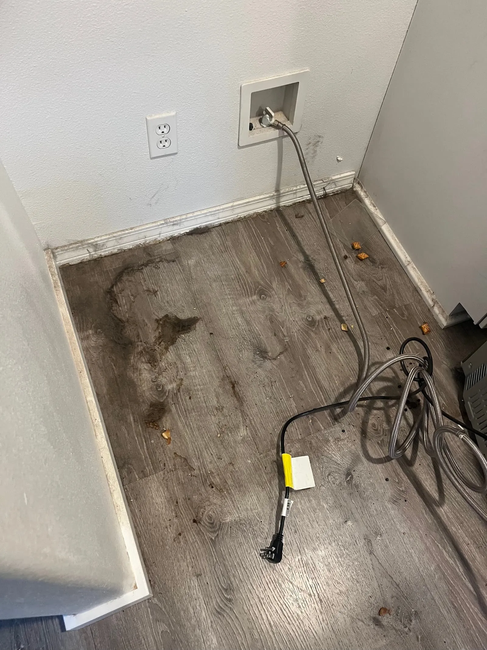 Appliances before deep cleaning